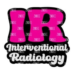 IR Interventional Radiology – Acrylic Keychain Blank (2.5") | Optional Sticker or UV DTF