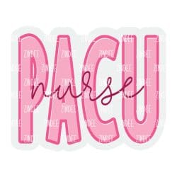 PACU Nurse – Acrylic Keychain Blank (3") | Optional Sticker or UV DTF