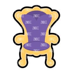 Throne – Acrylic Keychain Blank (2.5") | Optional Sticker or UV DTF