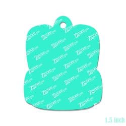 Alternative view of Backpack – Mini Acrylic Charm Blank (1.5") | Optional Sticker or UV DTF