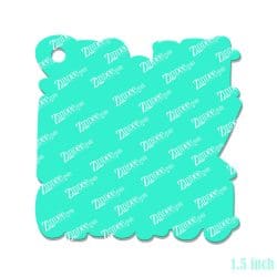 Alternative view of Smut Book Energy – Mini Acrylic Charm Blank (1.5") | Optional Sticker or UV DTF