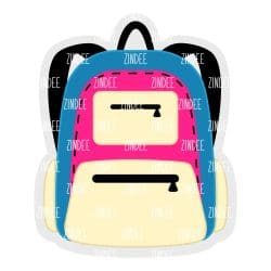 Backpack – Mini Acrylic Charm Blank (1.5") | Optional Sticker or UV DTF