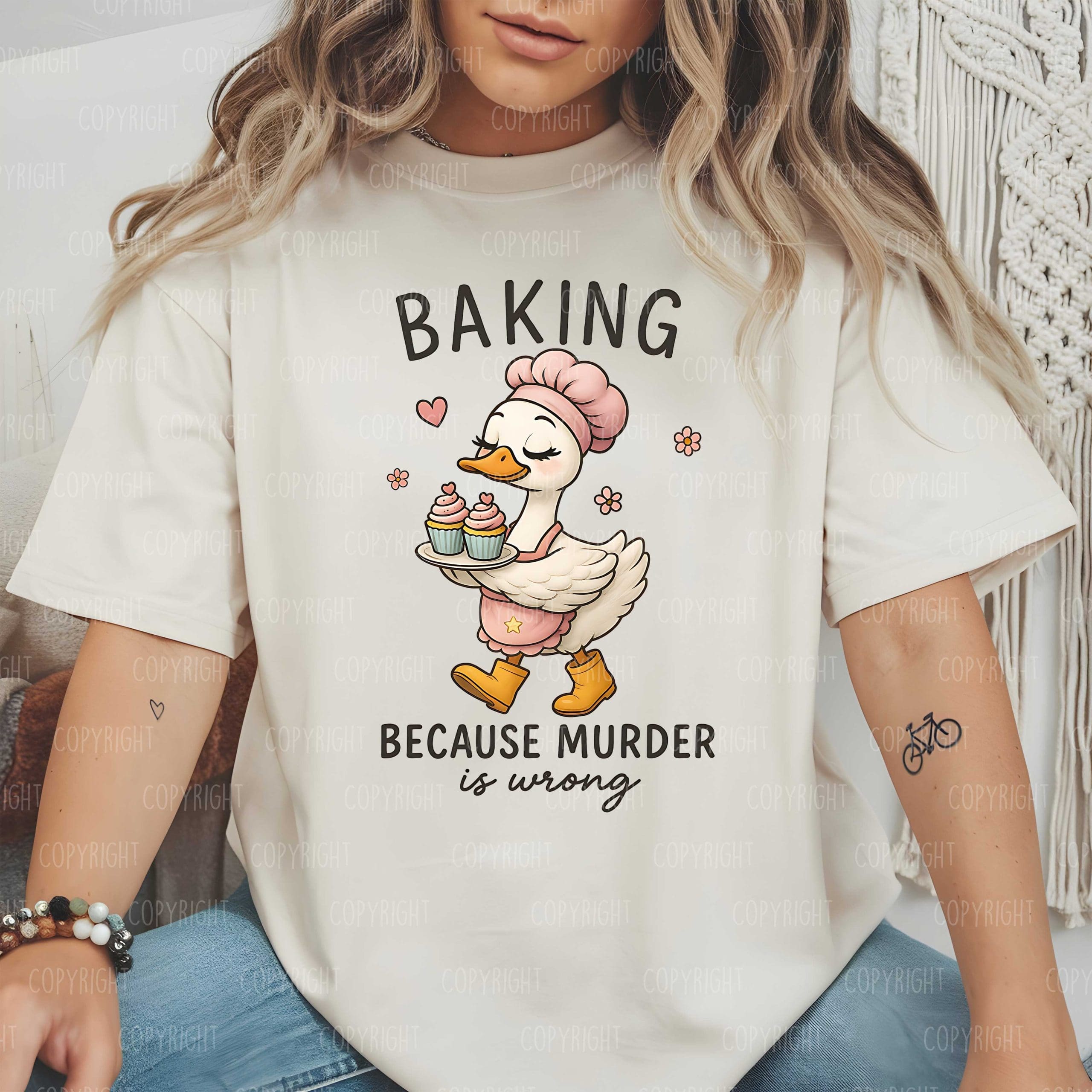 Baking Goose DTF Transfer