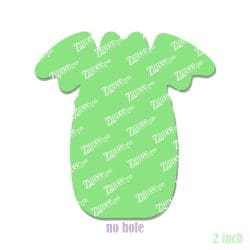 Alternative view of Bat Wing Bottle – Acrylic Badge Reel Blank (2") No Hole | Optional Sticker or UV DTF