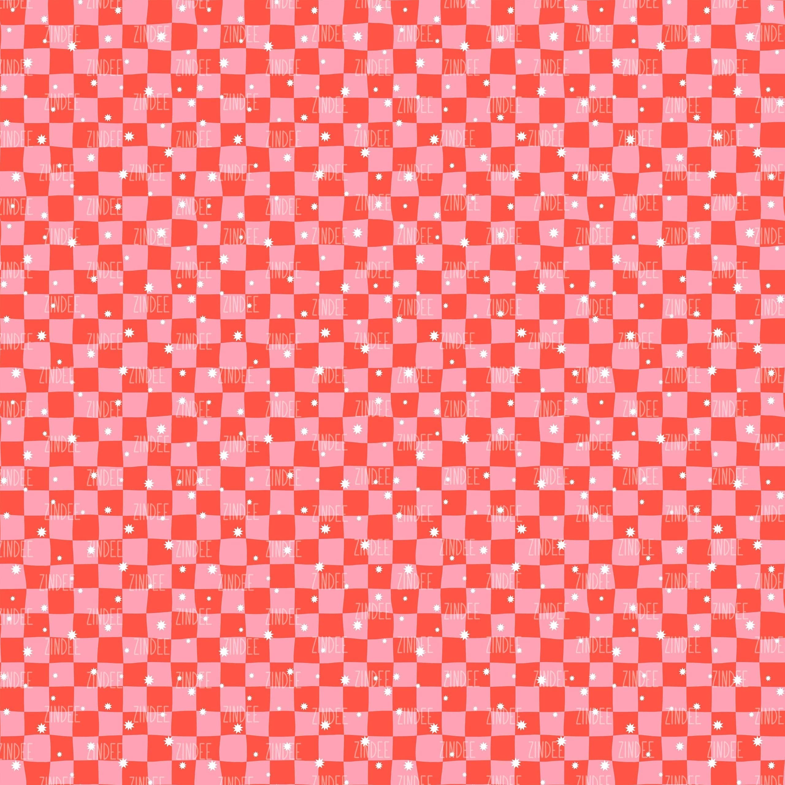 Checkered Flakes seamless (vinyl)