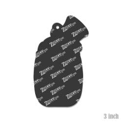 Alternative view of Leprechaun Bottle – Acrylic Keychain Blank (3") | Optional Sticker or UV DTF
