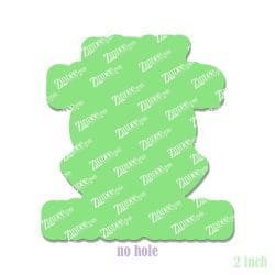 Alternative view of Not My Trash – Acrylic Badge Reel Blank (2") No Hole | Optional Sticker or UV DTF
