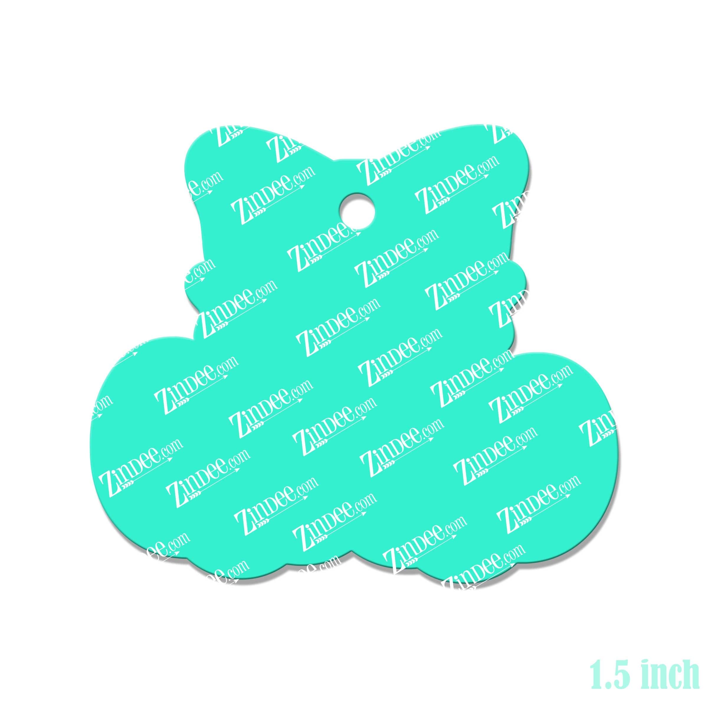 Pumpkin Cherries – Mini Acrylic Charm Blank (1.5") | Optional Sticker or UV DTF - Image 2