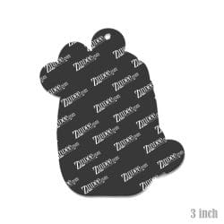 Alternative view of Valentines Bottle – Acrylic Keychain Blank (3") | Optional Sticker or UV DTF