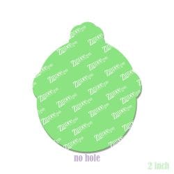 Alternative view of Beanie Cap Circle – Acrylic Badge Reel Blank (2") No Hole | Optional Sticker or UV DTF