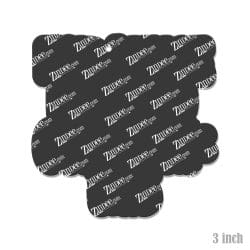 Alternative view of Hold Please – Acrylic Keychain Blank (3") | Optional Sticker or UV DTF