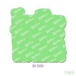 Alternative view of I'm Fine Thanks – Acrylic Badge Reel Blank (2") No Hole | Optional Sticker or UV DTF