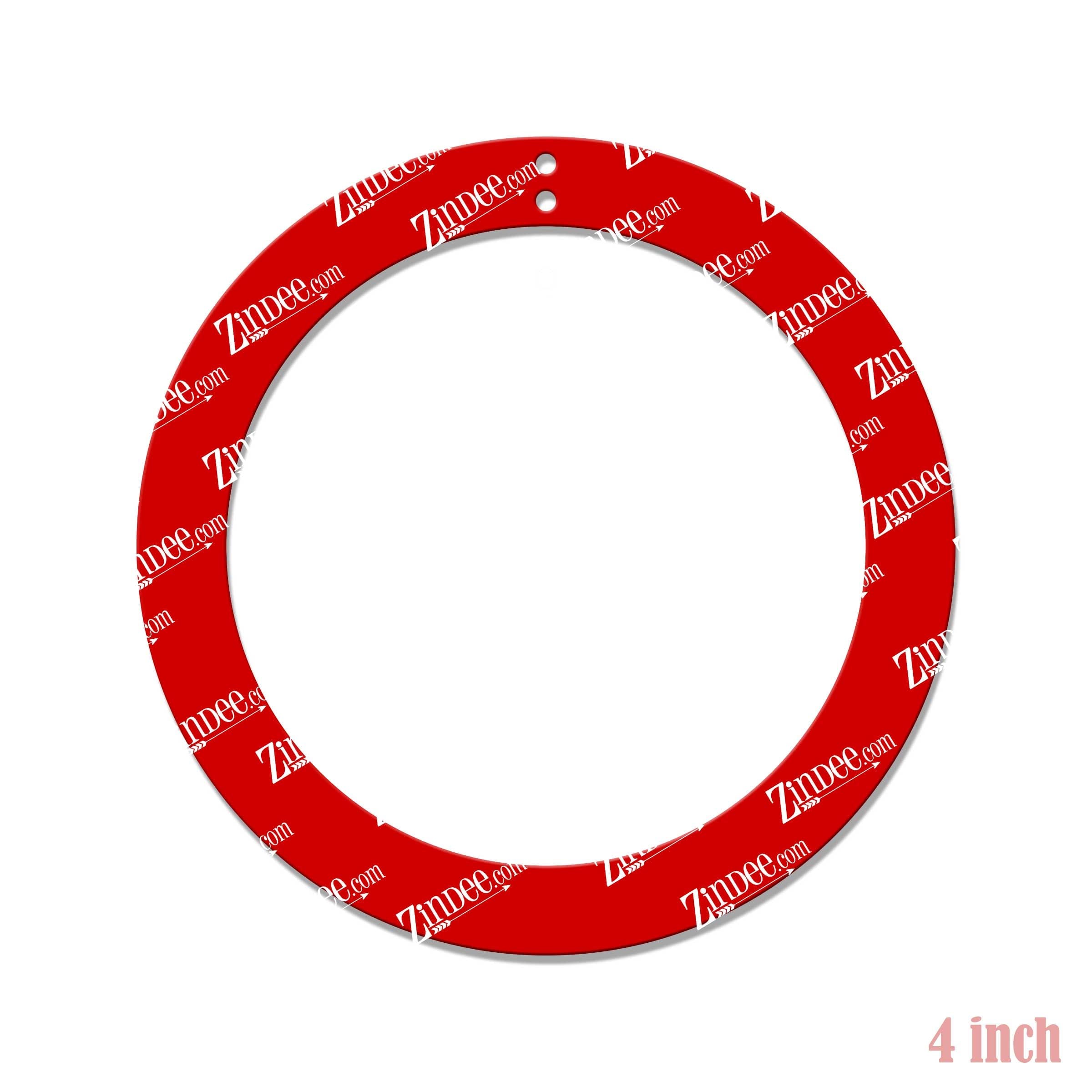 Circle Open Ornament 4"
