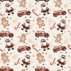 Truck And Santa Dark Skin seamless (Sublimation Sheet)