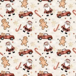 Truck And Santa Light Skin seamless (Sublimation Sheet)