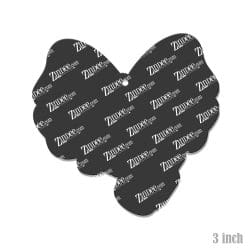 Alternative view of Ultrasound Sonographer Bow – Acrylic Keychain Blank (3") | Optional Sticker or UV DTF