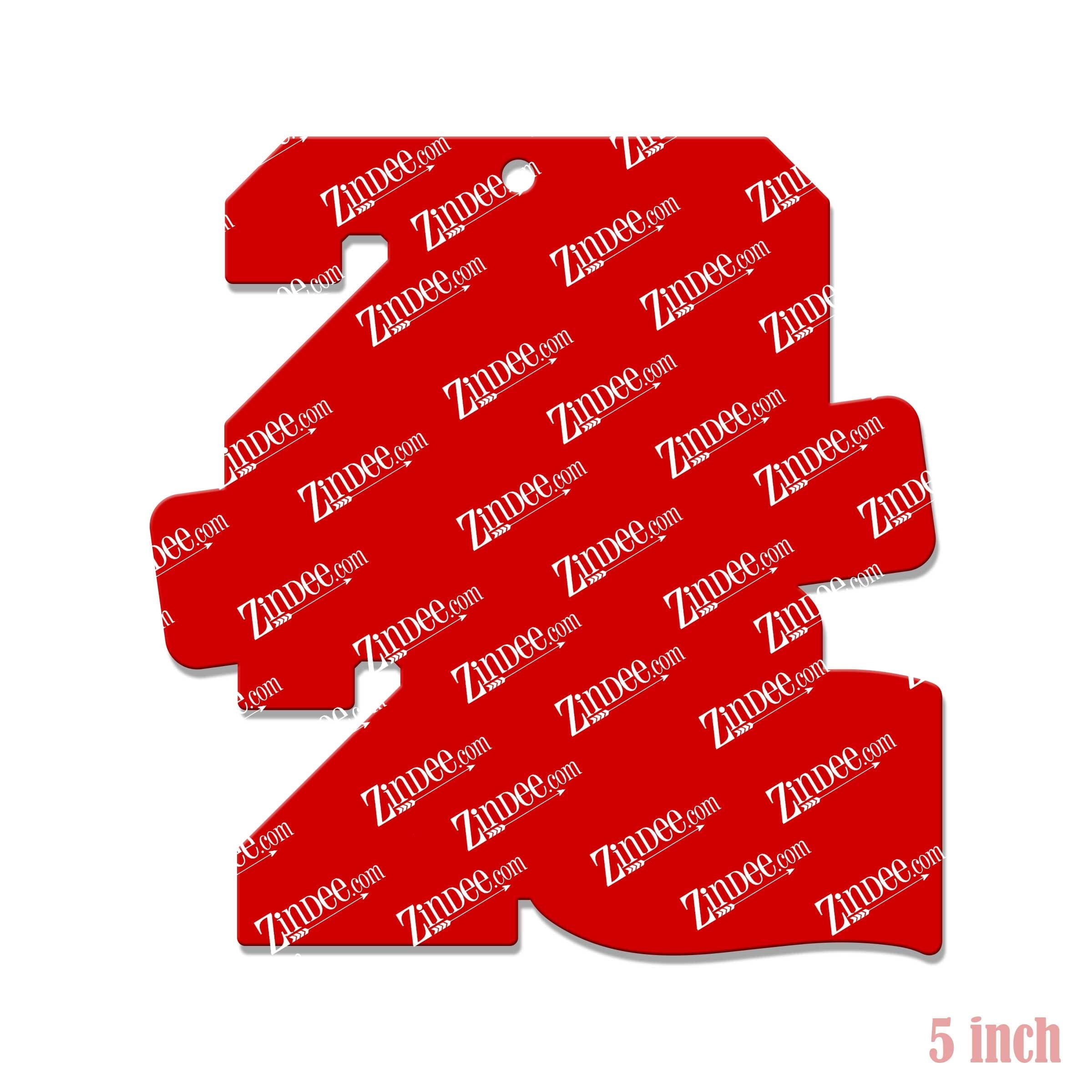 Year 2020 Ornament acrylic blank (5 inch)