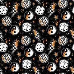 Magic Eight Ball Checker seamless (Sublimation Sheet)