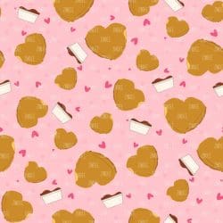 Hugs and Chicky Nugs seamless (vinyl)