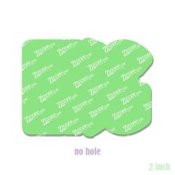 EKG Tech Script – Acrylic Badge Reel Blank (2") No Hole | Optional Sticker or UV DTF - Image 2