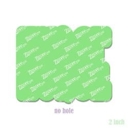 Nurse Script- Home Health- – Acrylic Badge Reel Blank (2") No Hole | Optional Sticker or UV DTF - Image 2