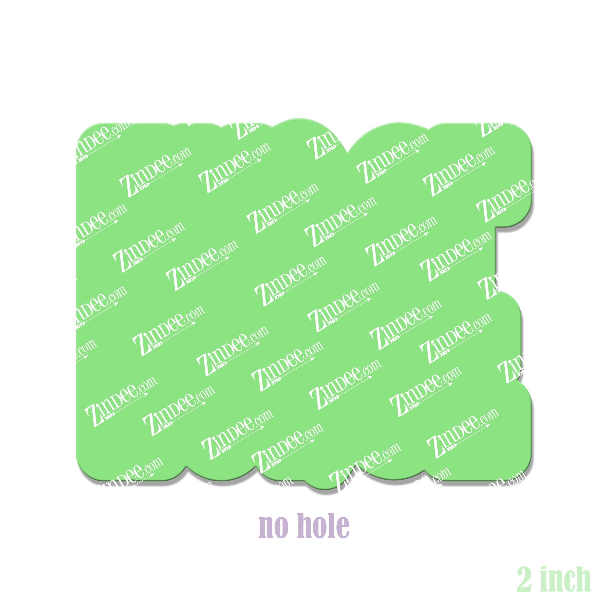 Nurse Script- Home Health- – Acrylic Badge Reel Blank (2") No Hole | Optional Sticker or UV DTF - Image 2