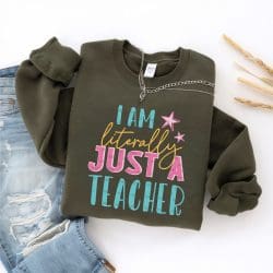 Literally Just a Teacher DTF Transfer