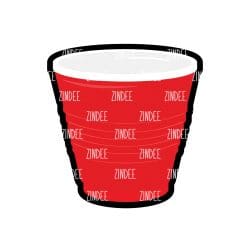 Red Party Cup – Mini Acrylic Charm Blank (1.5") | Optional Sticker or UV DTF