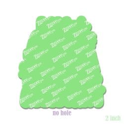 Alternative view of Literally Just a Teacher Assistant – Acrylic Badge Reel Blank (2") No Hole | Optional Sticker or UV DTF