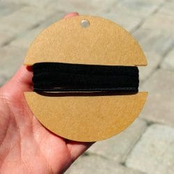 Alternative view of Circle Hair Tie Holder- Ponytail | Also Available as Sticker or UV DTF
