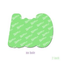 Alternative view of AuD Script Audiology – Acrylic Badge Reel Blank (2") No Hole | Optional Sticker or UV DTF