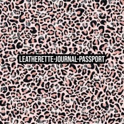 Cheetah Glam Pink - Journal- PASSPORT Size (Faux Leather)
