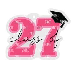 Class of 27 – Acrylic Keychain Blank (2.5") | Optional Sticker or UV DTF