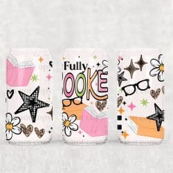 Fully Booked UV DTF Can Wrap