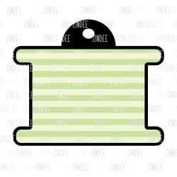 Simple Hair Tie Holder- Ponytail | Also Available as Sticker or UV DTF