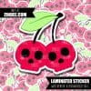 Skull Cherries Sticker
