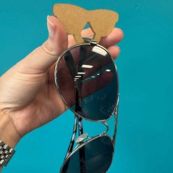 Alternative view of Polka Dot Glasses Holder (with top hole for hanging)