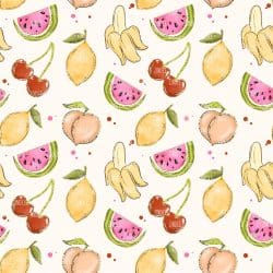 Gold Fruits seamless (vinyl)